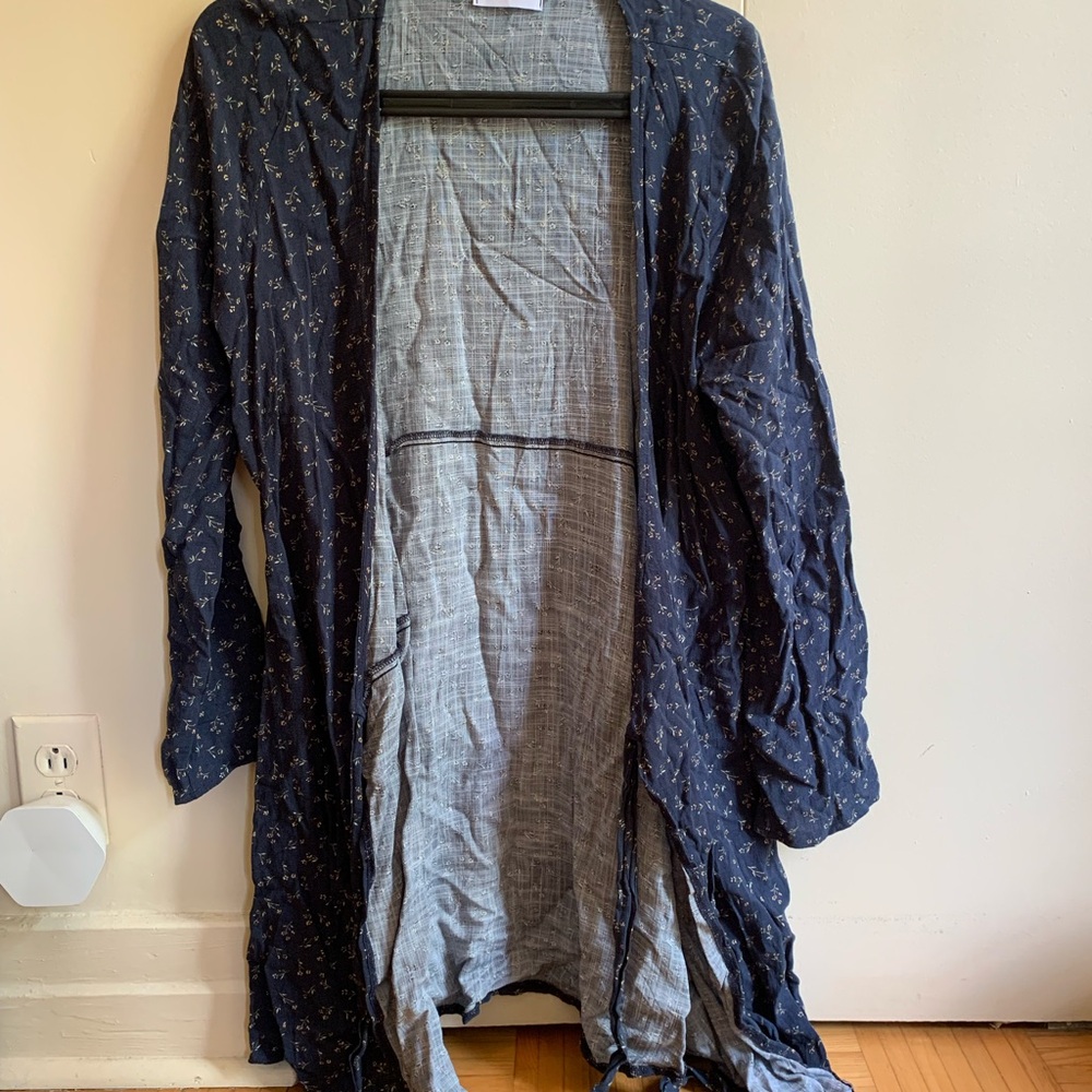 Essentiels Co Navy Floral Dress